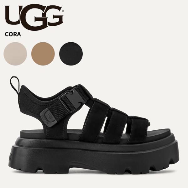 UGG アグ　コウラ　CORA ブラック スポーツサンダル 25cm UGG アグ コウラ CORA ブラック スポーツサンダル 25cm UGG