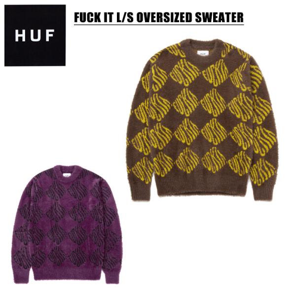 HUF（ハフ） 【並行輸入】ハフ HUF FUCK IT L S OVERSIZED SWEATER 