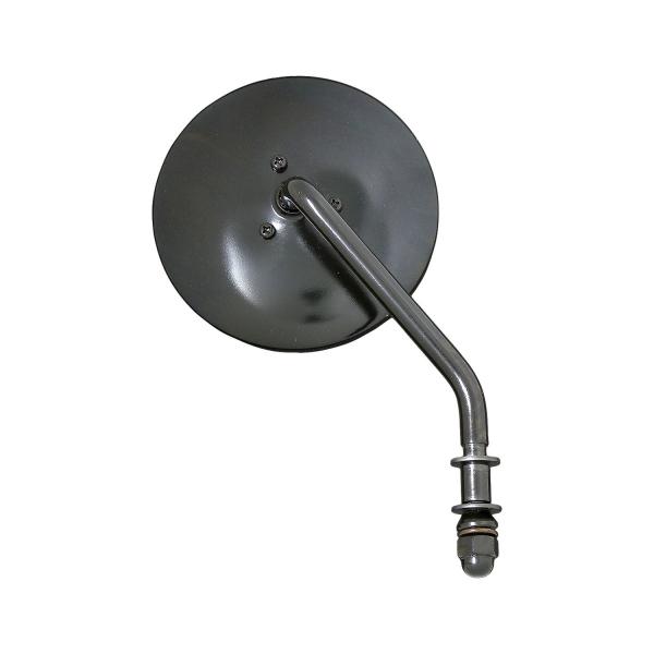 Harley Davidson OEMステムタイプ4inラウンドミラー ブラック 右