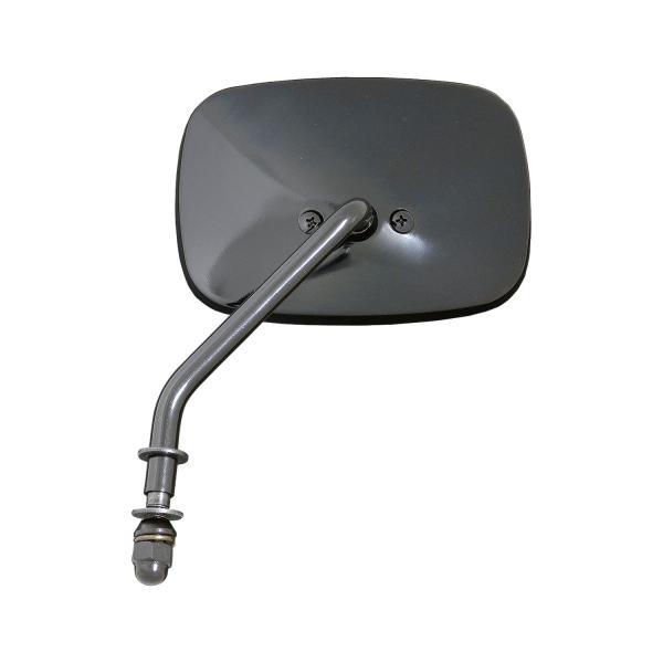 Harley-Davidson 純正ミラー　スクエア型 Harley Davidson OEMステムタイプスクエアミラー ブラック 左