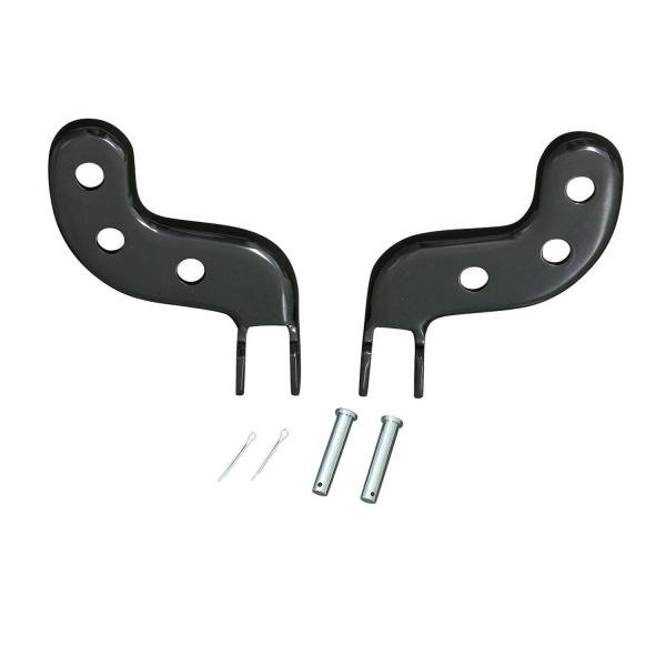 バディーシート用フットペグブラケット ブラック