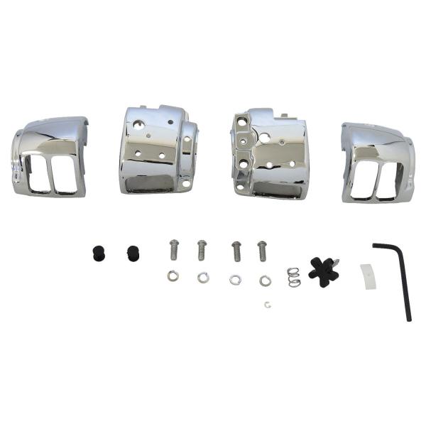 Harley Davidson クリアキン スイッチハウジング クローム : ネオ