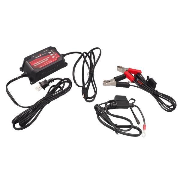 ・メーカー：YUASA(ユアサ)・メーカー品番：YUA1P2AMPCH・OEM：-・適合車種：-・色：-・素材：外側：プラスチック・サイズ：付属ヒューズ:3A・内容物：バッテリーチャージャー本体×1　クリップコネクター×1車載用コネクター×1