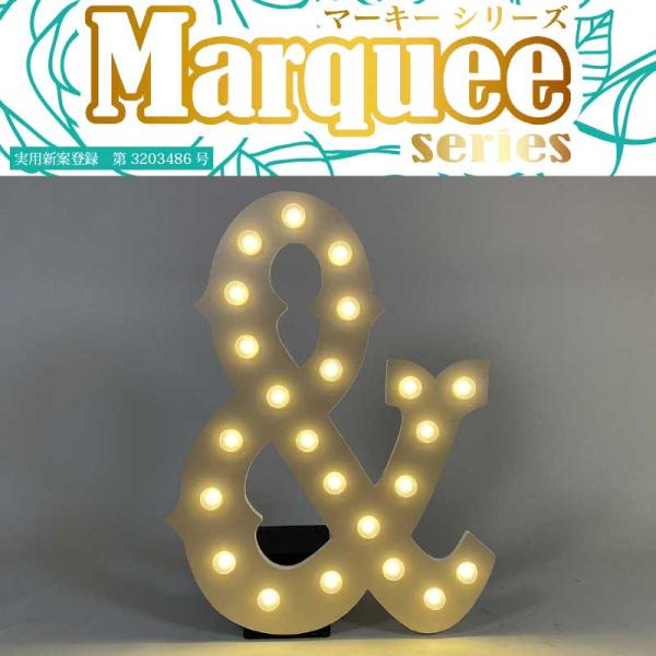 訳あり・アウトレット※通常価格44,600円→処分特価15,900円※【アンドマーキー サーカス】 シャンパンゴールド 大型マーキーサイン
