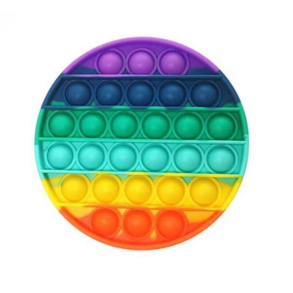 プッシュポップ ストレス解消 グッズ カラフル 円 プッシュポップ