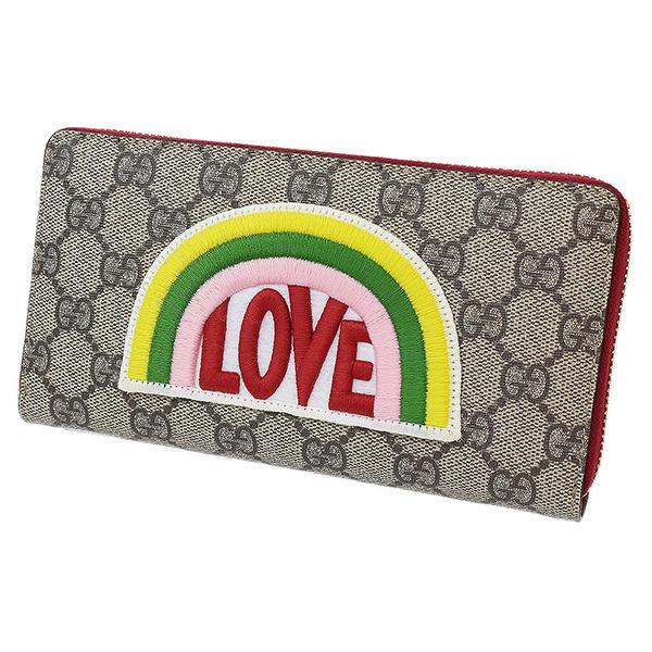GG (グッチ)GUCCI レインボー LOVE GGスプリーム ラウンド 長 GG (グッチ)GUCCI レインボー LOVE GGスプリーム ラウンド 長