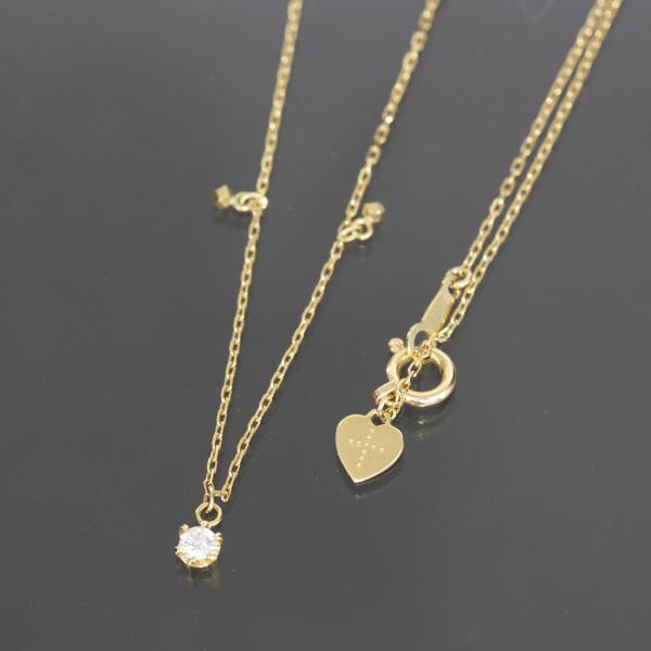AHKAH アーカー ダイヤ ネックレス K18YG E0775 : Jewery&Brand NEONET 