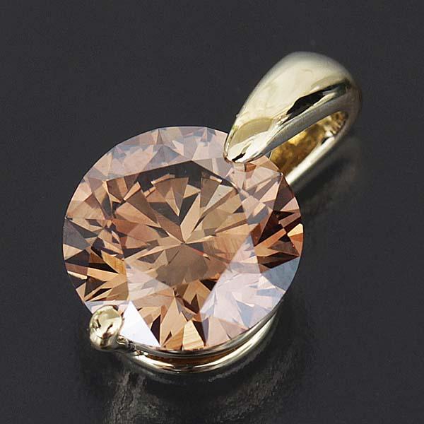MIKIMOTO（ミキモト） 大粒ブラウンダイヤ1.42ct ペンダントトップ