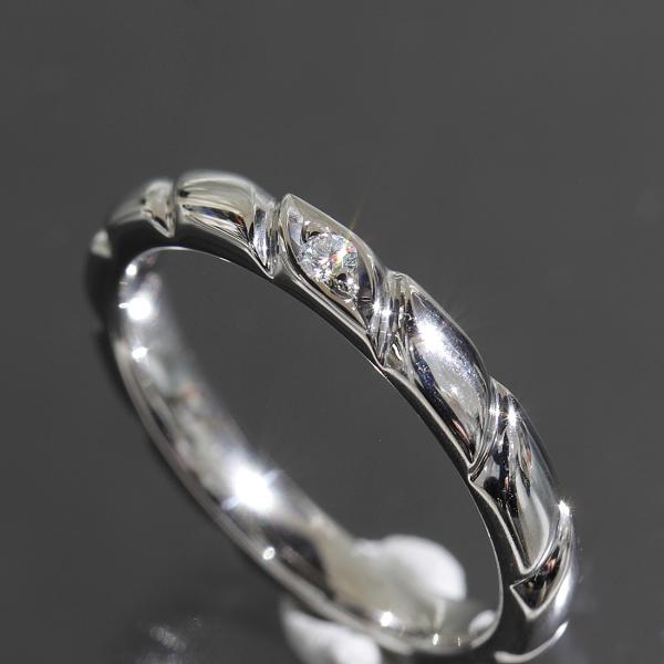 CHAUMET（ショーメ） トルサード 1Pダイヤリング 5.5号(46) PT950