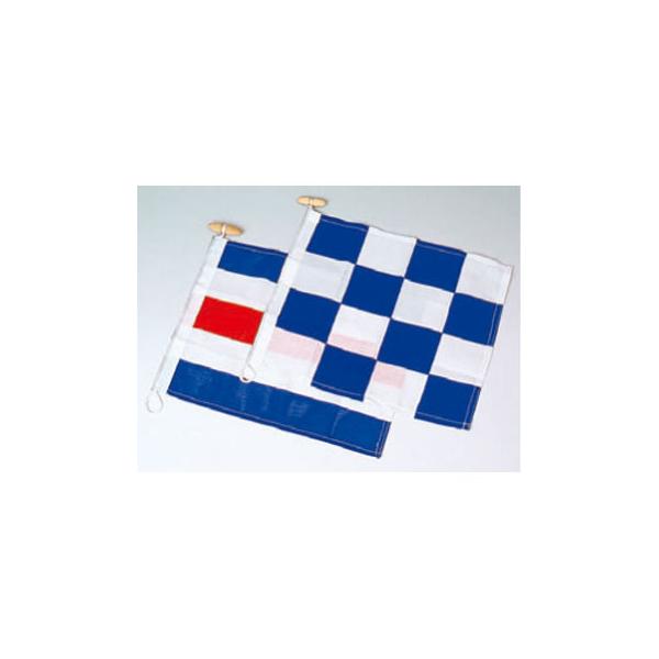 ■サイズ：30×45cm■材質：ナイロン製●国際信号旗のNC旗のセットです。●世界共通の旗で、それぞれの旗の意味も同じです。●この2旗を同時に掲げると、「私は遭難している。直ちに援助がほしい。」という意味になります。