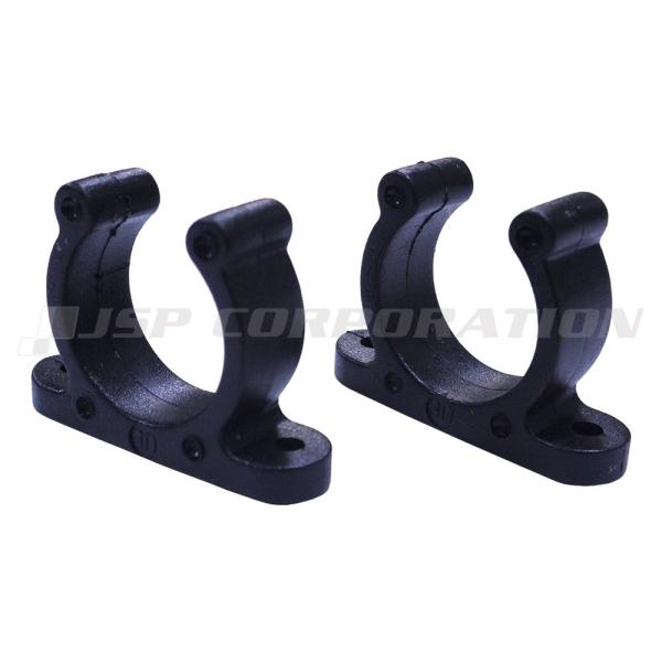 ■プラスティック製■2個セット※ビスは付属していません。●ティラーエクステンション、ボートフックといった筒状の物を固定するのに便利です。※ボートフックなどの外径に合わせてお選び下さい。