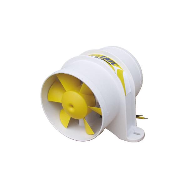 ■サイズ：122×145×162×130mm■ホース取付口：101.6mm(4”)■電圧/電流：12V/5.2A●ダクトホースヘ取付の簡単なインライン式ブロアーモーターです。取付場所を選びません。●回転ブレードを6枚に増やし排気効率を高め、...