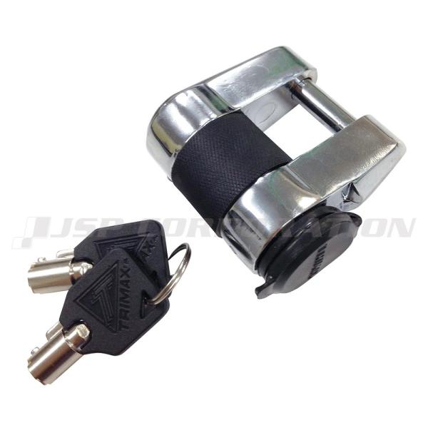 ■シャフト：径/7mm(1/4")、有効長/20mm(硬化スチール)■材質：スチールクロームメッキ●センターの保護ラバーは、走行中の振動による音を軽減します。●トレーラーカプラー以外にも、カーゴボックスや倉庫等のドアロックにもアイデア次第で...