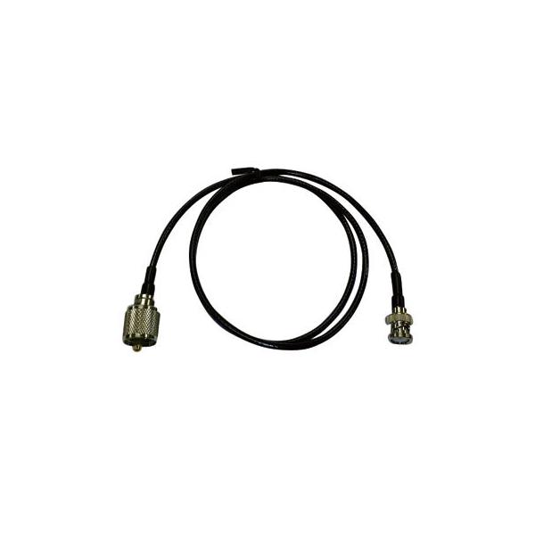 ■コネクター名称：無線機側 BNCP/アンテナ側 MP■ケーブル被覆部直径：3.9φmm■型名：2D-LFB-S●ICOM M36Jに外部アンテナ(DIAMONDアンテナ150MVHSを除く)を接続する際のコネクタとケーブルのセットです。●...