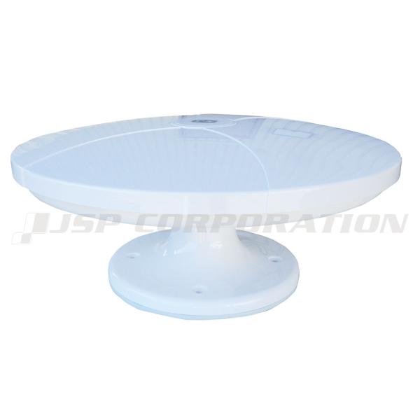 ■付属品：DC12Vシガーソケット、AC100Vアダプター、同軸ケーブル3m■サイズ：受信部256mm、高さ140mm、取付ベース145mm■利得：(UHF17)±3dB、(VHF)±3dB●地デジ放送用のアンテナです。