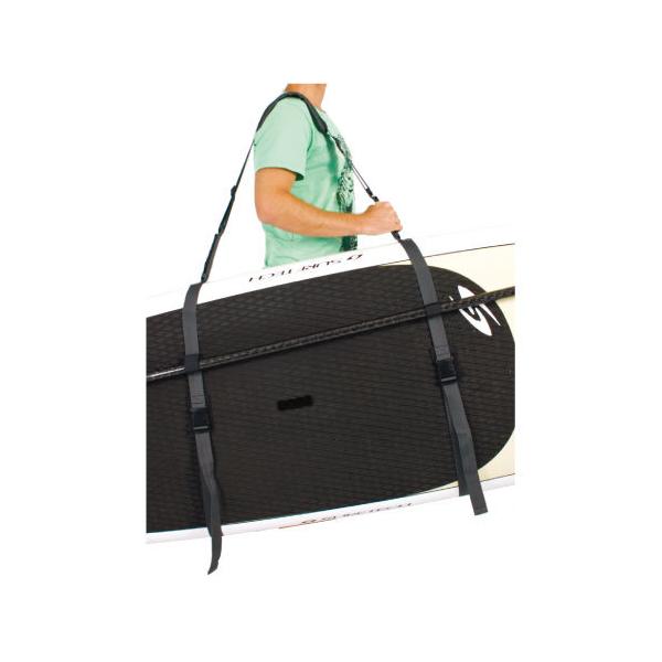 ■サイズ：ストラップ（肩部分）最大約130cmストラップ（ボード部分）円周　最大約195cmメッシュバッグ　横33×縦22cm●SUP(スタンドアップ)を肩から下げれるストラップ。●ショルダーパッド付きで長さを調節できます。●パドルホルダー...