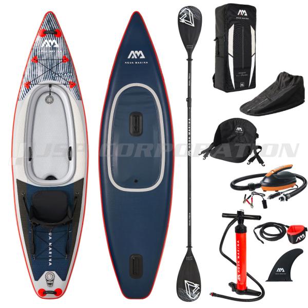 最新アクアマリーナ CASCADE スタンドアップパドルボード カヤック SUP AQUA MARINA ハイブリッド SUP × カヤック インフレータブル