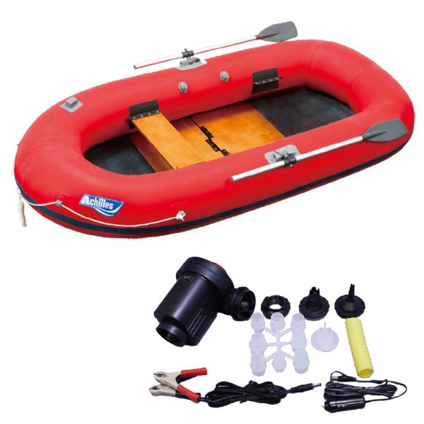 ゴムボート EC4-621 ウッドフロア 2022年太鼓判R-2セット 4人乗り 釣り