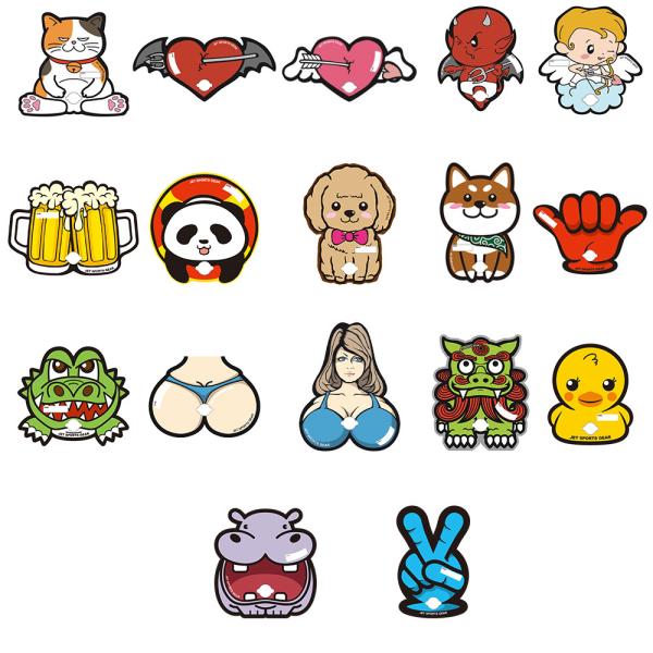 ●自分のアンカリングポジションが一目でわかり、ロープの巻きこみ防止にも役立ちます。●レスキューアンカーロープやのびのびアンカーロープを差し込んで使用します。●毎年追加されるユニークなデザインと豊富なラインナップが人気の秘密です。