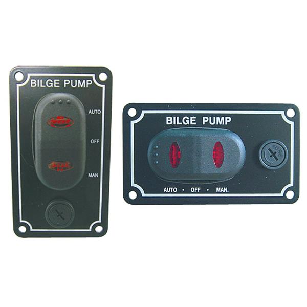 ■タイプ：1ロッカースイッチ/縦、1ロッカースイッチ/横■パネルサイズ：縦51×横89mm■取り付けネジ穴：φ4mm×4■DC12V仕様　■1ロッカースイッチ/スプラッシュプルーフ(防滴)構造　■LEDランプ付き　■前面にガラス管ヒューズホ...