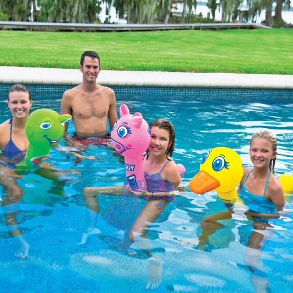 プールパルズ　WOW(ワオ)　浮き輪　フロート　フローター　プール　水遊び　ひよこ　かえる　ブタ