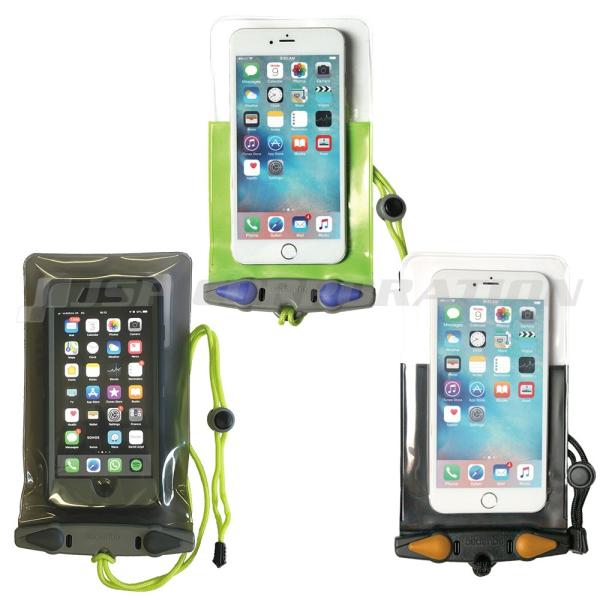 ■カラー：グリーン、クールグレー、ブラック■外寸サイズ：縦200mm×横125mm■適応サイズ：縦180mm×胴回り240mm■本体重量：約43g (+ネックストラップ 約7g)■本体素材：TPU with optically clear ...