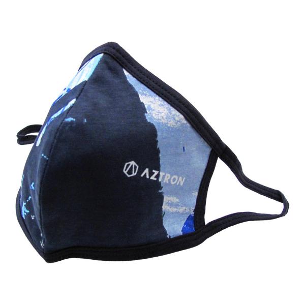■素材：ポリエステル、コットン■ワンサイズ■2つ入り■リバーシブル●AZTRONのプリントマスクです。●快適で再利用可能なフェイスマスク。