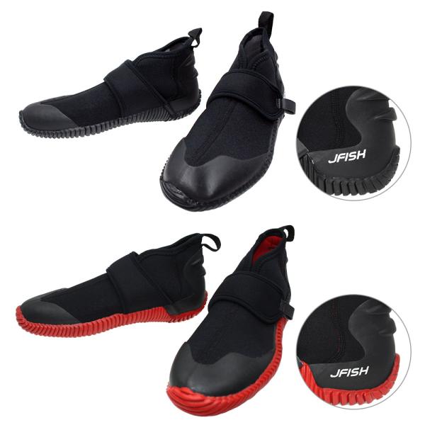 ■サイズ：23,24,25,26,27,28cm■素材：2.5mmクロロプレーン/エアプレーン、ラバーソール●直径2mmの穴をあけたクロロプレーンラバーをジャージでサンドしました。●通気性と撥水性に優れた構造で常に快適なコンディションを保ち...