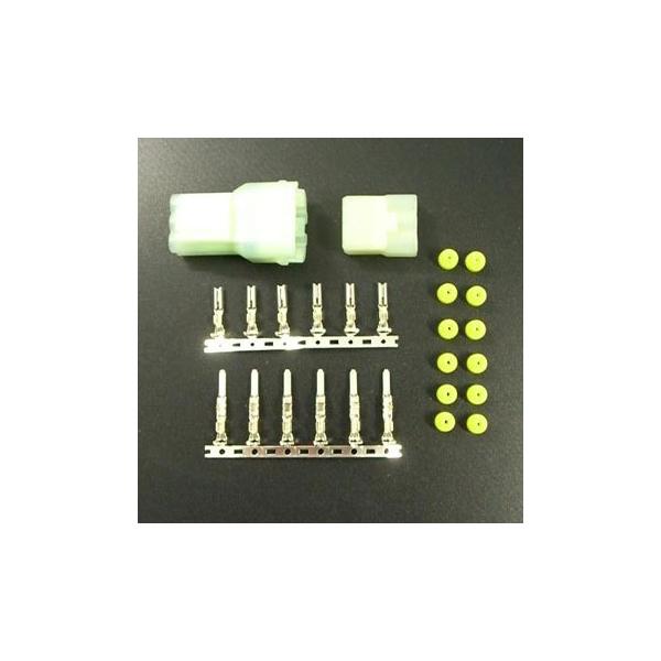 ■6ピンカプラー●KAWASAKI、YAMAHA等に用いられている同一の防水カプラーです。