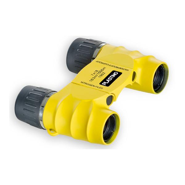 ■7 倍×φ18mm■視界：163m■防水性：防水■プリズム：BK7■コーティング：fuly■高さ：85mm■付属品：キャリングケース、ハンドストラップ、クリーニングクロス●ポケットにいれられるくらいの非常にコンパクトで軽量な防水双眼鏡です...