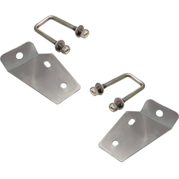 ■取付ボルト、ナット付■フレーム45×75mm用Uボルト(変更不可)●タイダウン取り付けやラチェットフック取付位置追加に使用可能なプレートです。