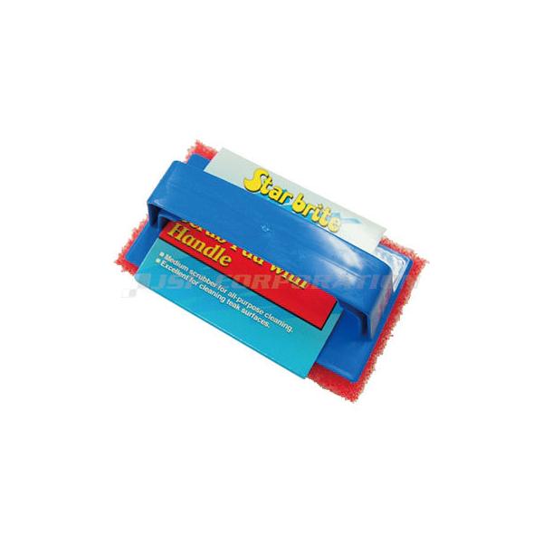 ミディアムパッド単体■サイズ：15cm×9cm(ハンドル付き)■生産国：アメリカ●グラスファイバーの船体のクリーニングに適したスクラブパッド。●ハンドル付きなので力が入りやすく使い勝手が良いです。●必ず濡らしてからお使いください。●ミディア...