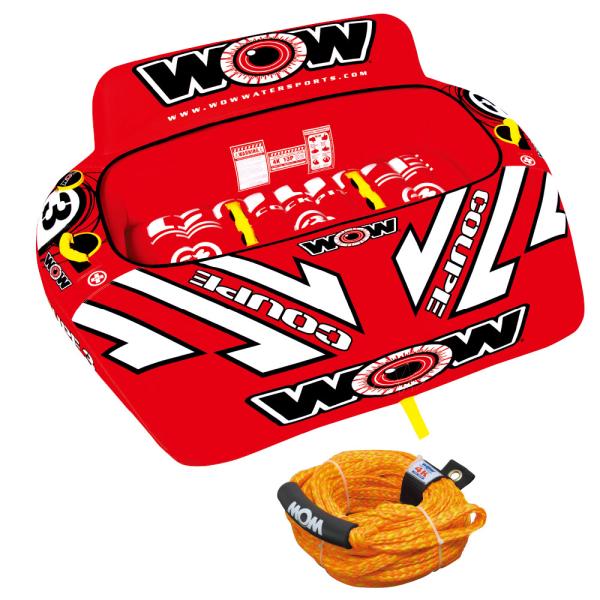 トーイングチューブ WOW/ワオ 3人乗り クーペ コックピット 2点セット バナナボート ボート ジェットスキー