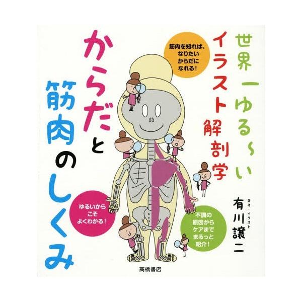 [Release date: January 29, 2017]有川譲二/著・イラスト/からだと筋肉のしくみ 世界一ゆる〜いイラスト解剖学、メディア：BOOK、発売日：2017/01、重量：292g、商品コード：NEOBK-2052945、...