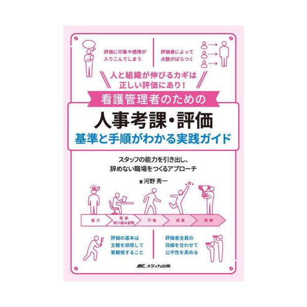 [Release date: January 26, 2025]河野秀一/著/看護管理者のための人事考課・評価基準と手順がわかる実践ガイド 人と組織が伸びるカギは正しい評価にあり! スタッフの能力を引き出し、辞めない職場をつくるアプローチ、...