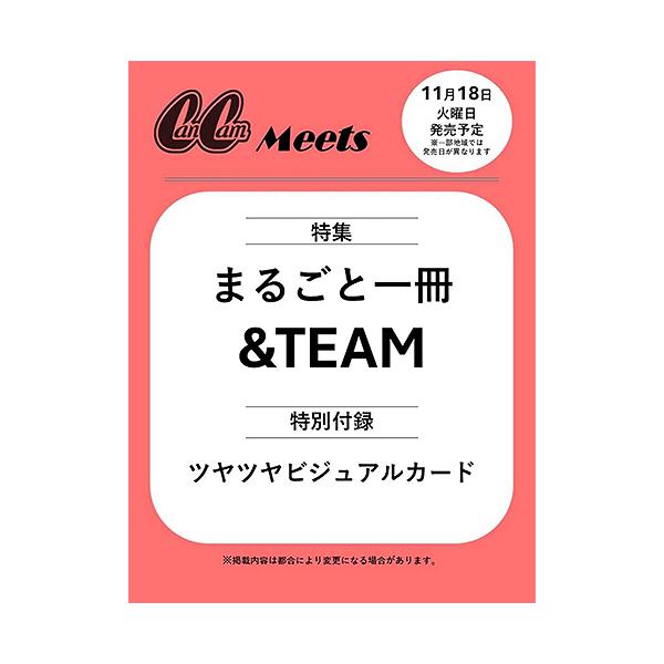 &amp;TEAM CanCam Meets『&amp;TEAM』 Mook