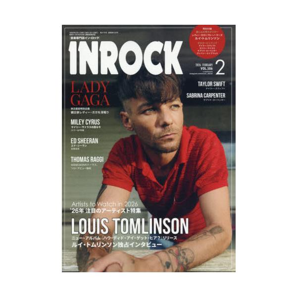 [Release date: January 15, 2026]イン・ロック/イン・ロック 2026年2月号 【表紙】 ルイ・トムリンソン、メディア：BOOK、発売日：2026/01、重量：328g、商品コード：NEOBK-3172020、...