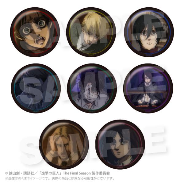 2026/07発売 [グッズ]/進撃の巨人 トレーディング 缶バッジ クローズ