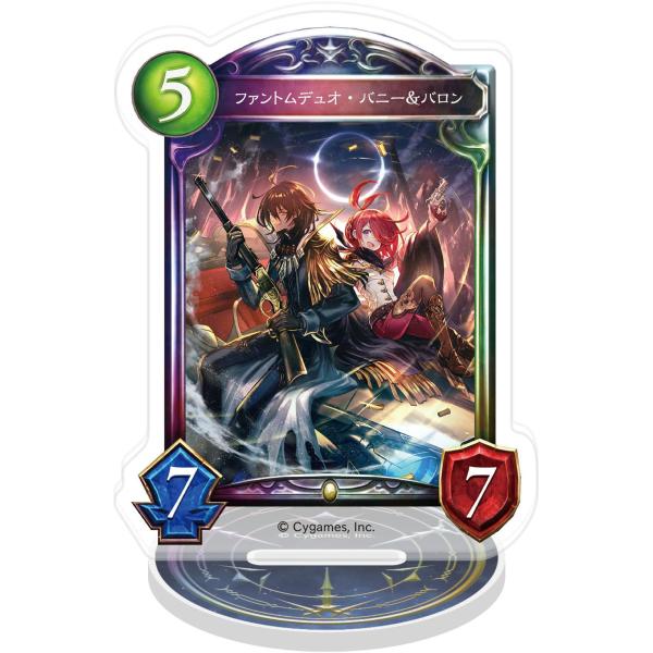 2026/09発売 [グッズ]/Shadowverse アクリルカードスタンド / ファントムデュオ・バニー &amp; バロン【ムービック】
