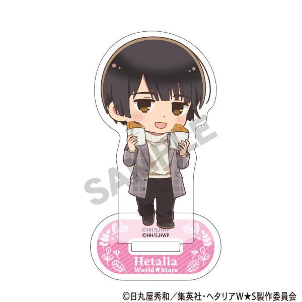 2026/09発売 [グッズ]/ヘタリア World★Stars アクリルスタンド 日本 食べ歩きグルメ ミニキャラ【クラックス】