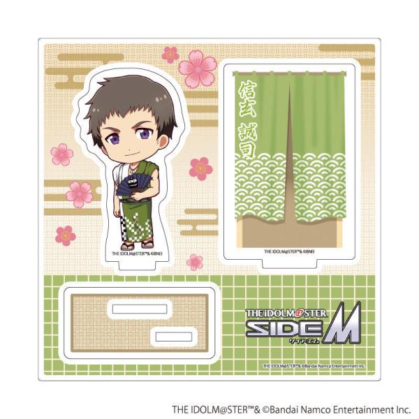 2026/10発売 [グッズ]/アクリルスタンドプレート 「アイドルマスター SideM」 12 / 信玄誠司 浴衣 Ver. (ミニキャライラスト)【A3】