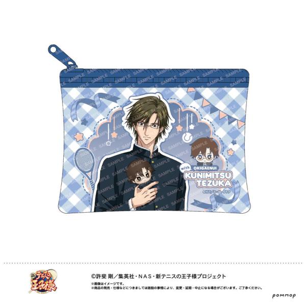 2026/10発売 [グッズ]/新テニスの王子様 ミニクリアポーチ -おきがえぬいといっしょ- (B 手塚国光)【ショウワノート】