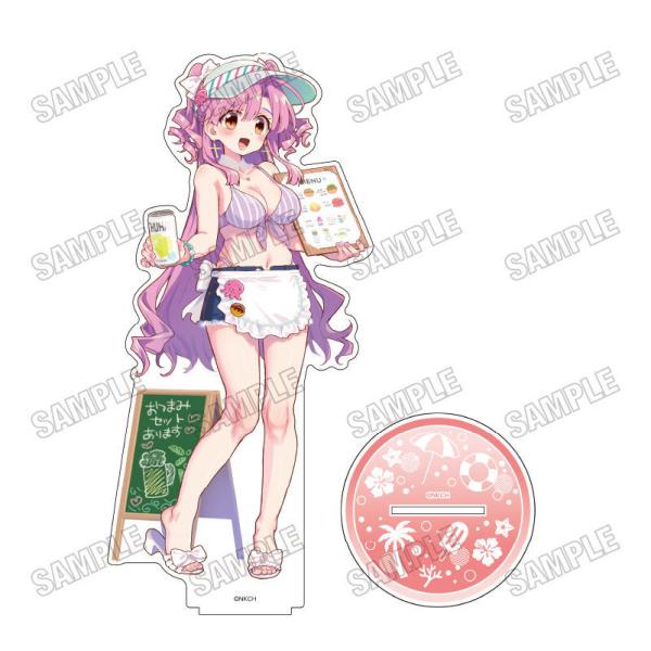 【送料無料】2026/12発売 [グッズ]/『がっこうぐらし!』 描き下ろし BIGアクリルスタンド LL 【海の家 Ver.】 (2) 佐倉慈【メディコス・エンタテイメン