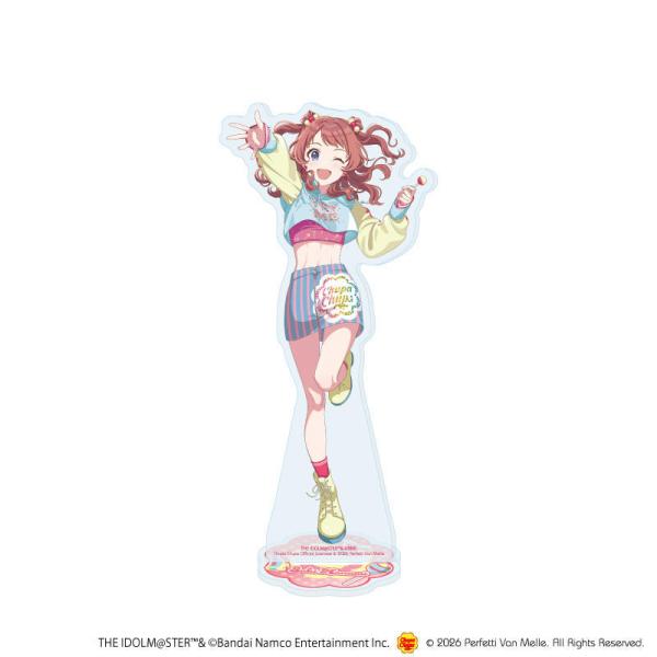 2026/11発売 [グッズ]/アクリルスタンド 「学園アイドルマスター×チュッパチャプス」 01 / 花海咲季 (描き下ろし イラスト)【A3】