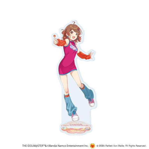 2026/11発売 [グッズ]/アクリルスタンド 「学園アイドルマスター×チュッパチャプス」 12 / 花海佑芽 (描き下ろし イラスト)【A3】