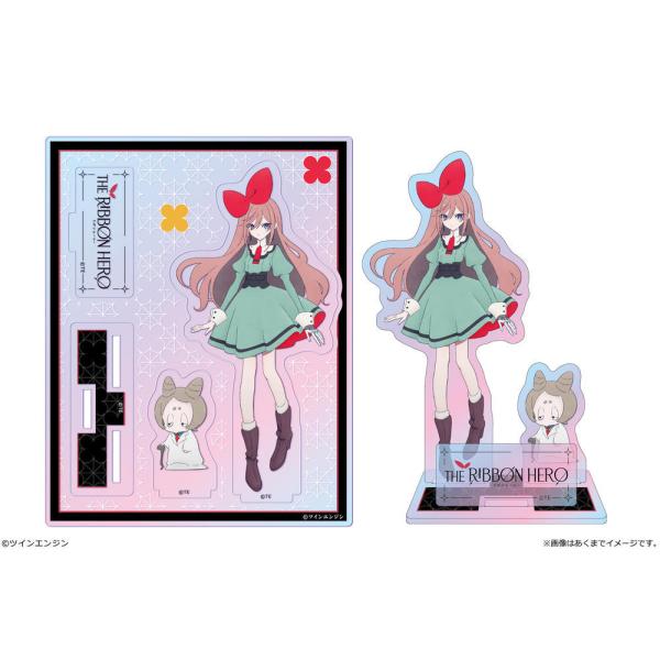 2026/11発売 [グッズ]/『THE RIBBON HERO リボンヒーロー』 オーロラアクリルフィギュア サファイア &amp; ジルコ【カナリア】