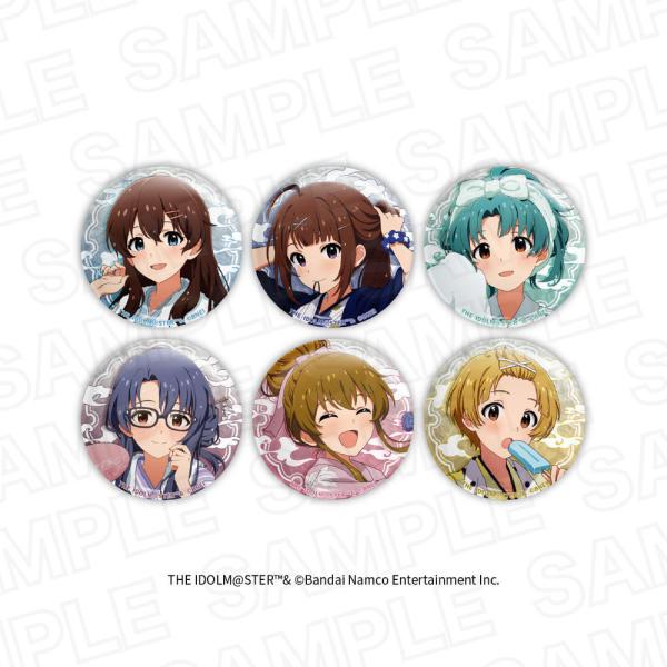 2027/01発売 [グッズ]/アイドルマスター ミリオンライブ! ほ? っとひと息 銭湯HANABI団 Ver. トレーディング 描き下ろし マーブル缶バッジ BOX【株式会