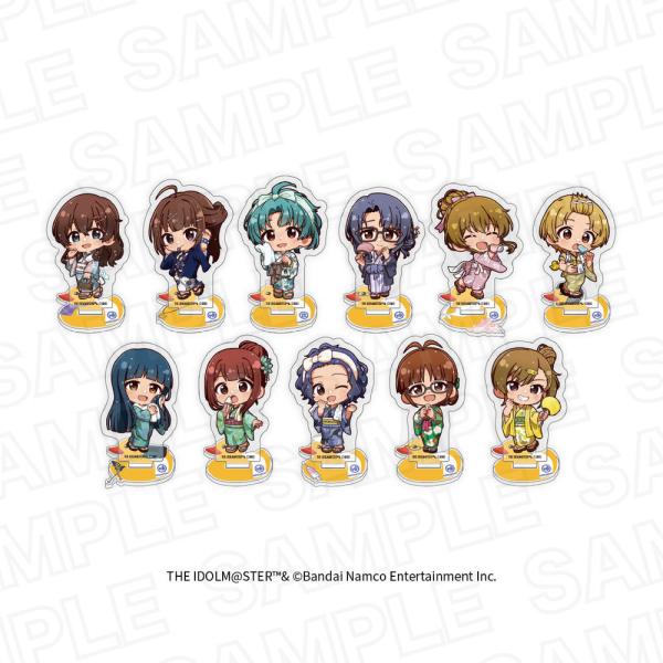 【送料無料】2027/01発売 [グッズ]/アイドルマスター ミリオンライブ! ほ? っとひと息 銭湯HANABI団 Ver. トレーディング ミニキャラアクリルスタンド B
