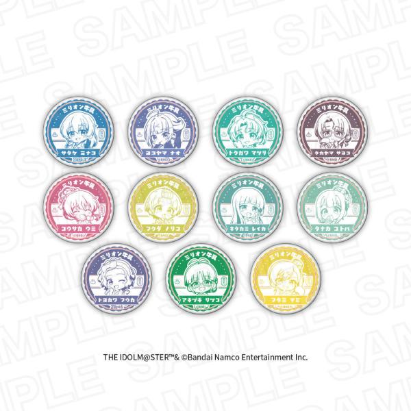 【送料無料】2027/01発売 [グッズ]/アイドルマスター ミリオンライブ! ほ? っとひと息 銭湯HANABI団 Ver. トレーディング ぎゅうにゅうぺったんすてっか