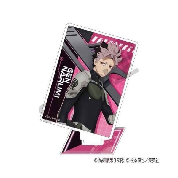 怪獣8号　ゼブラック当選　オリジナルアクリルアート 怪獣8号』アクリルブロック “HEROES” 鳴海弦 BD4